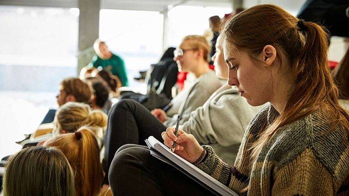 Billedet viser studerende